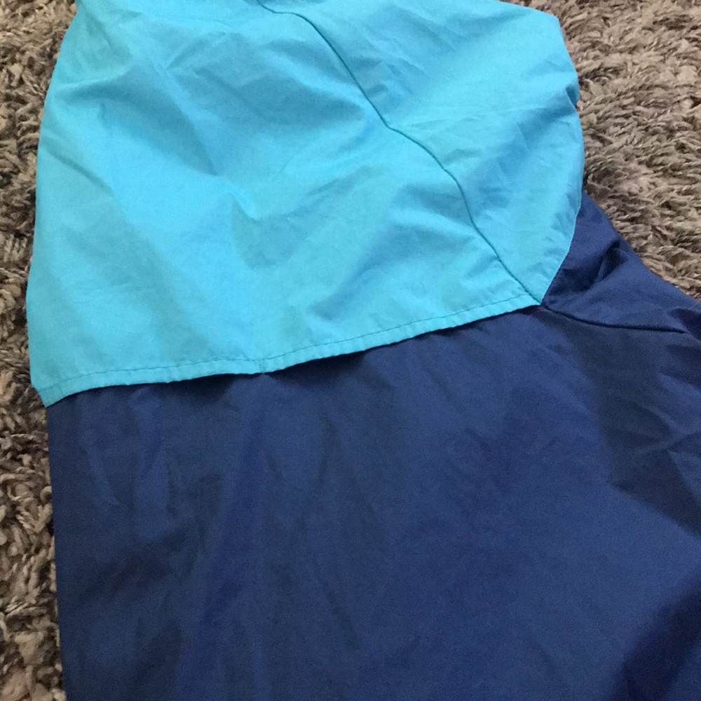 Nike Blue Colorblock Hooded Windbreaker - Picture 4 of 6